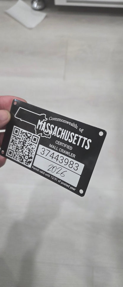 Funny Customizable Car/Truck plaque/badge