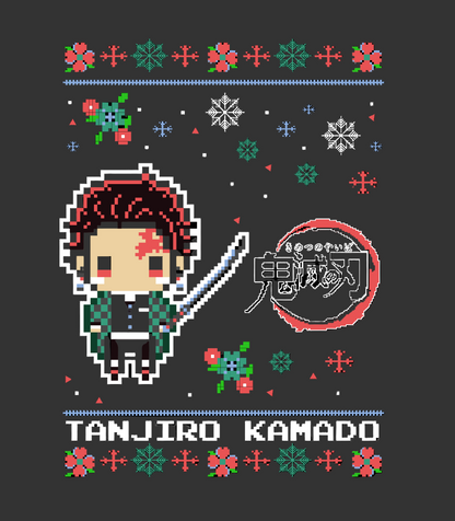 Demon Slayer XMAS Tanjiro pixelated