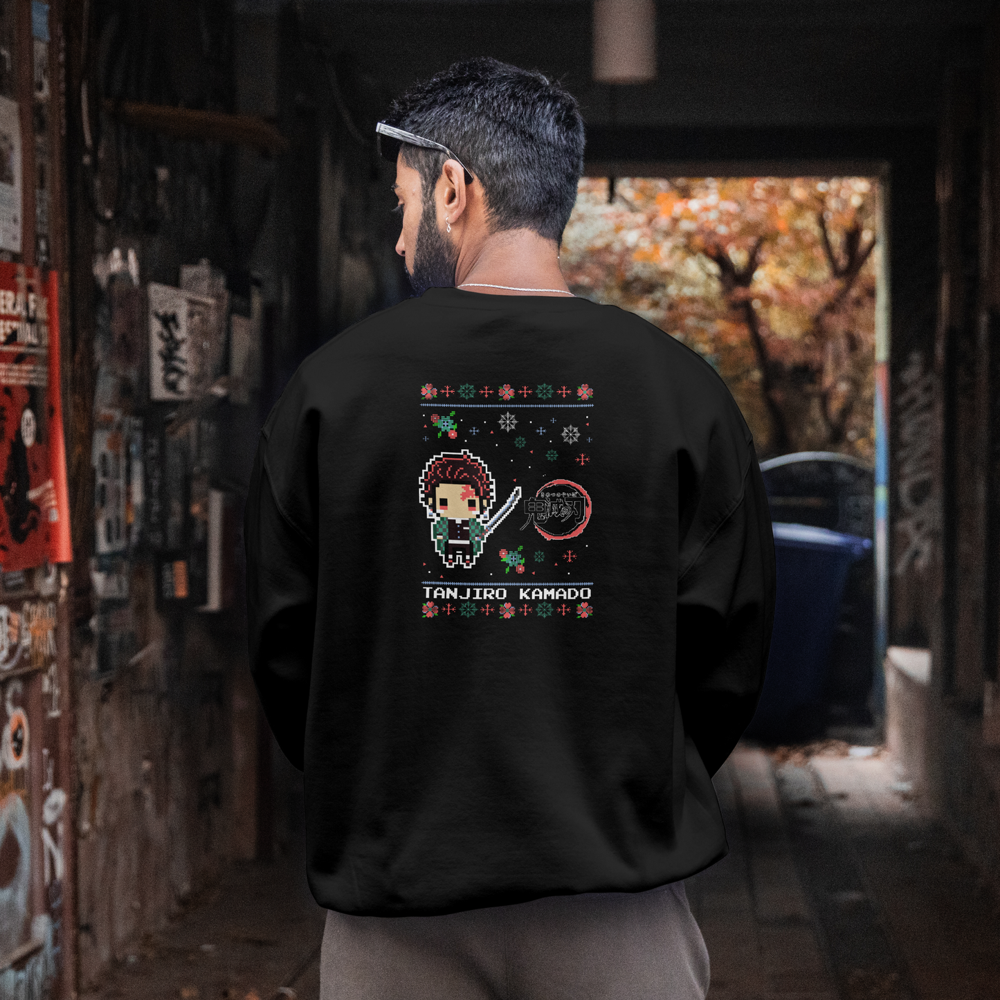 Demon Slayer XMAS Tanjiro pixelated