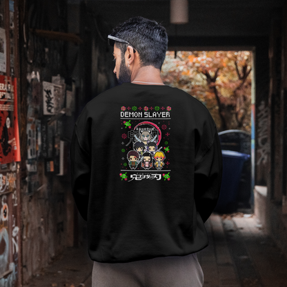 Demon Slayer XMAS group pixelated