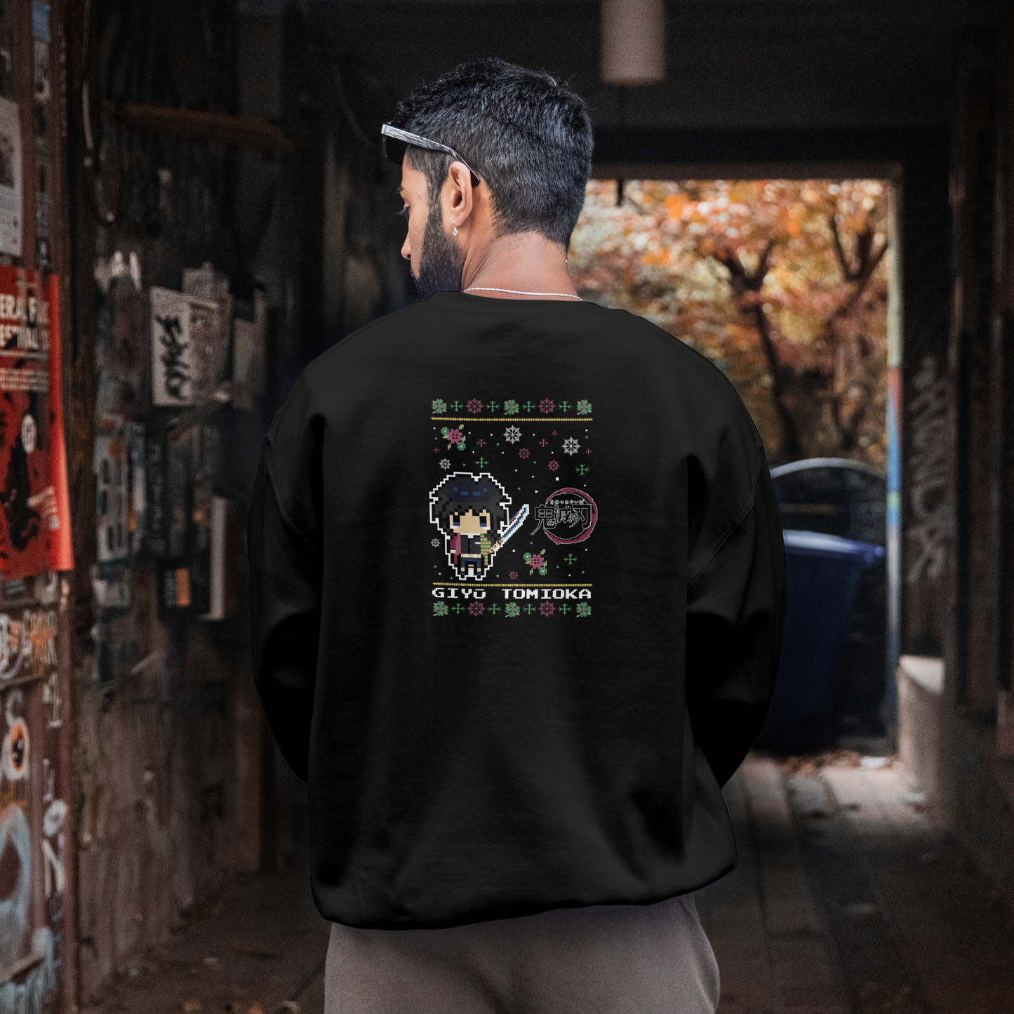 Demon Slayer XMAS Tomioka pixelated