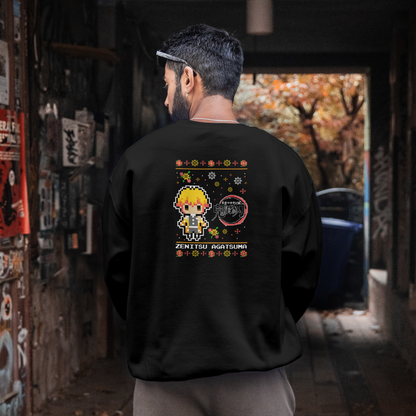 Demon Slayer XMAS Zenitsu pixelated