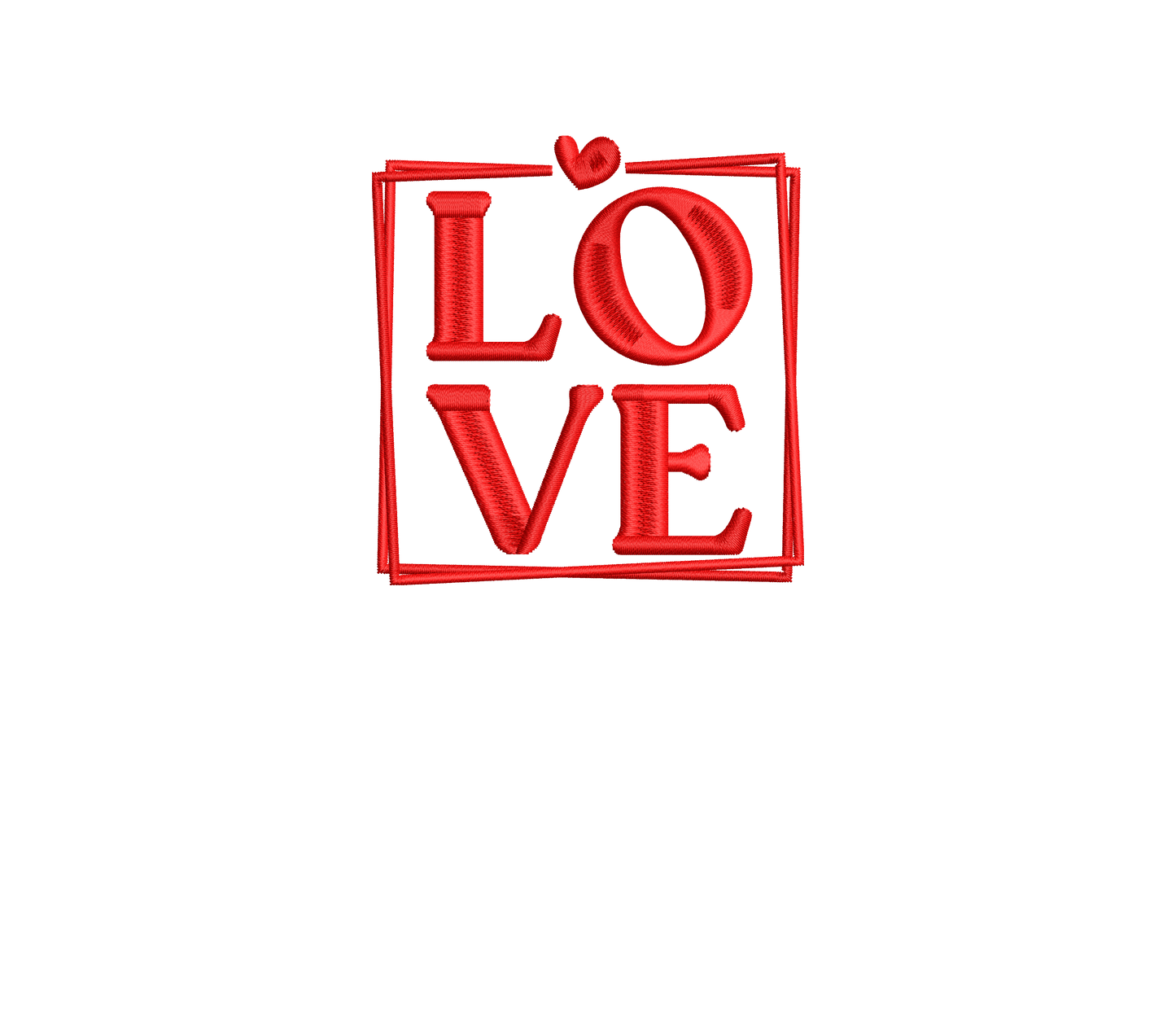 LOVE Box Embroidery