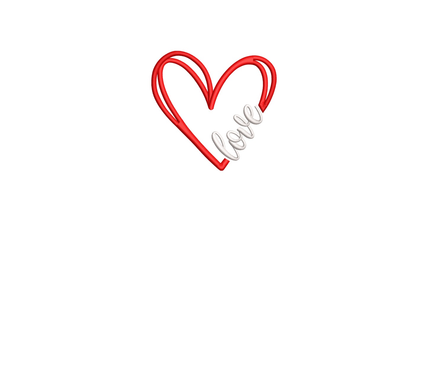 Love Heart Embroidery