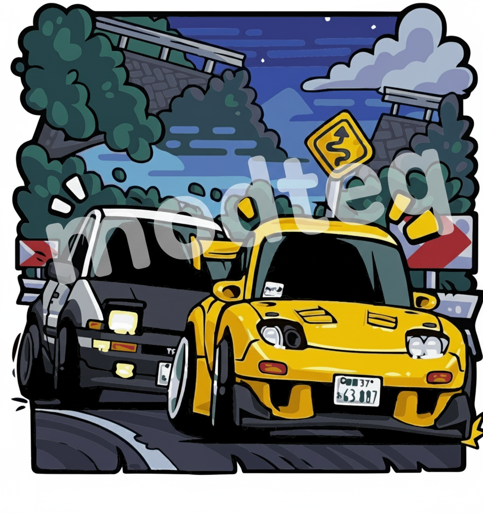 Tooned AE86 and FD3S