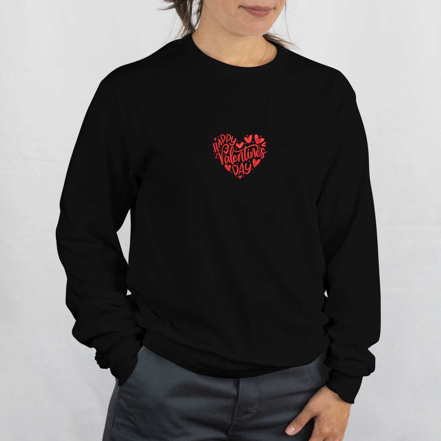 Valentines Day Heart Embroidery
