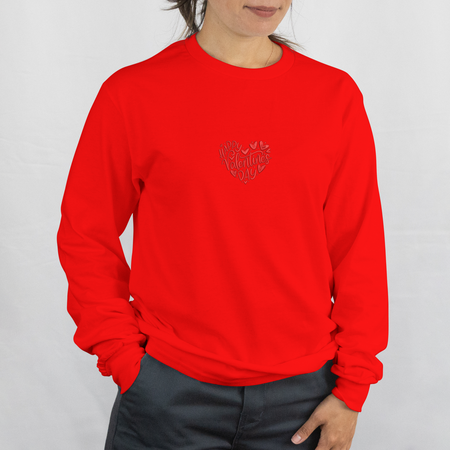 Valentines Day Heart Embroidery