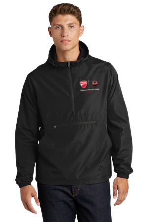 Boston Ducati Owners Club Windbreaker Anorak Jacket