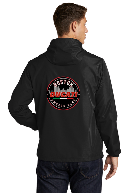 Boston Ducati Owners Club Windbreaker Anorak Jacket