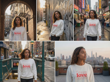 Groovy Stacked Love Printed