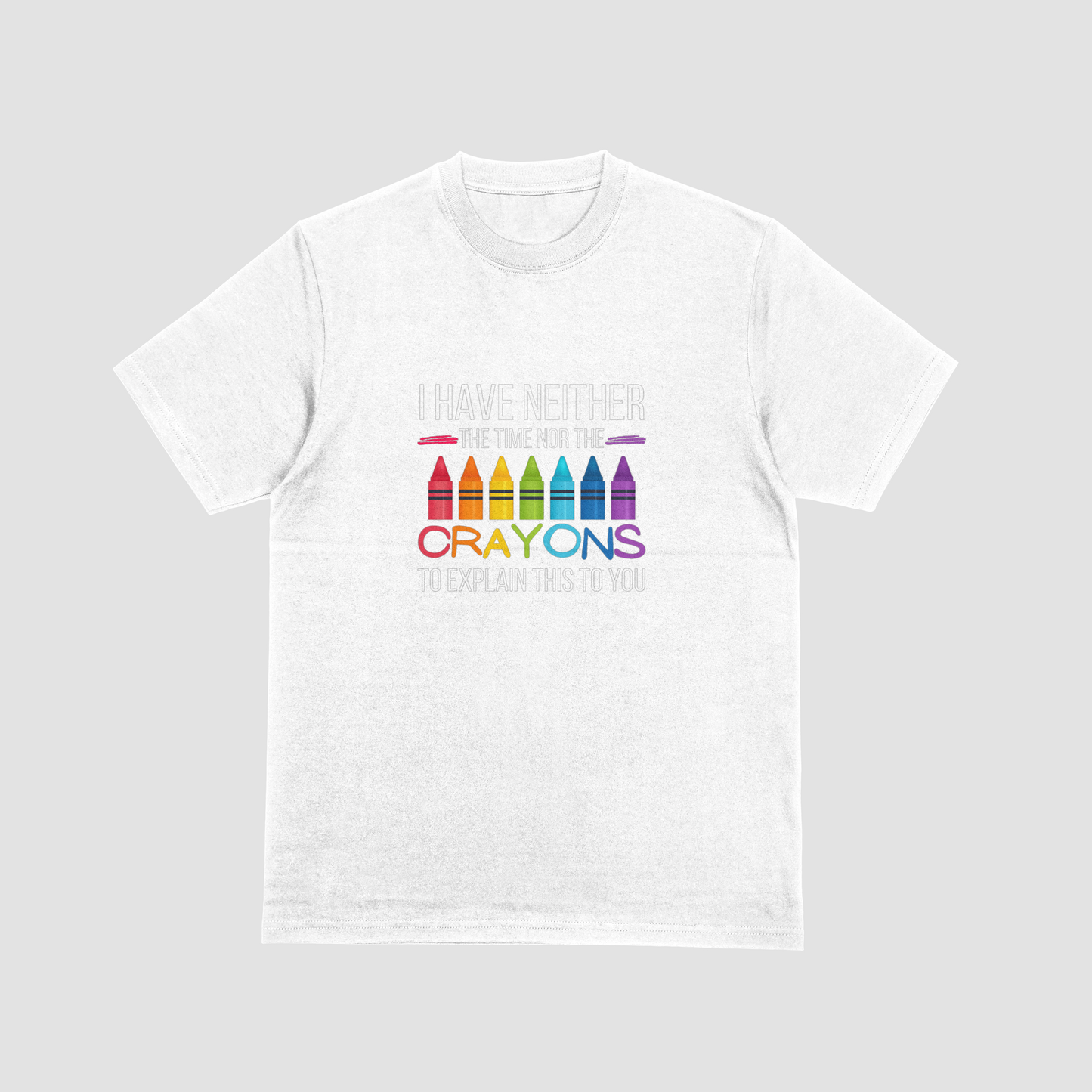 Time nor crayons to explain